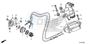 CBR600RRD CBR600RR UK - (E) drawing SERVO MOTOR