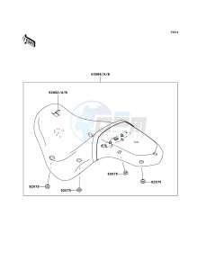 VN900_CUSTOM VN900C8F GB XX (EU ME A(FRICA) drawing Seat