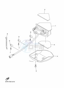 WR250F (BAKD) drawing TAILLIGHT