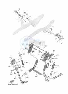 CZD300-A XMAX 300 (BY35) drawing CLUTCH