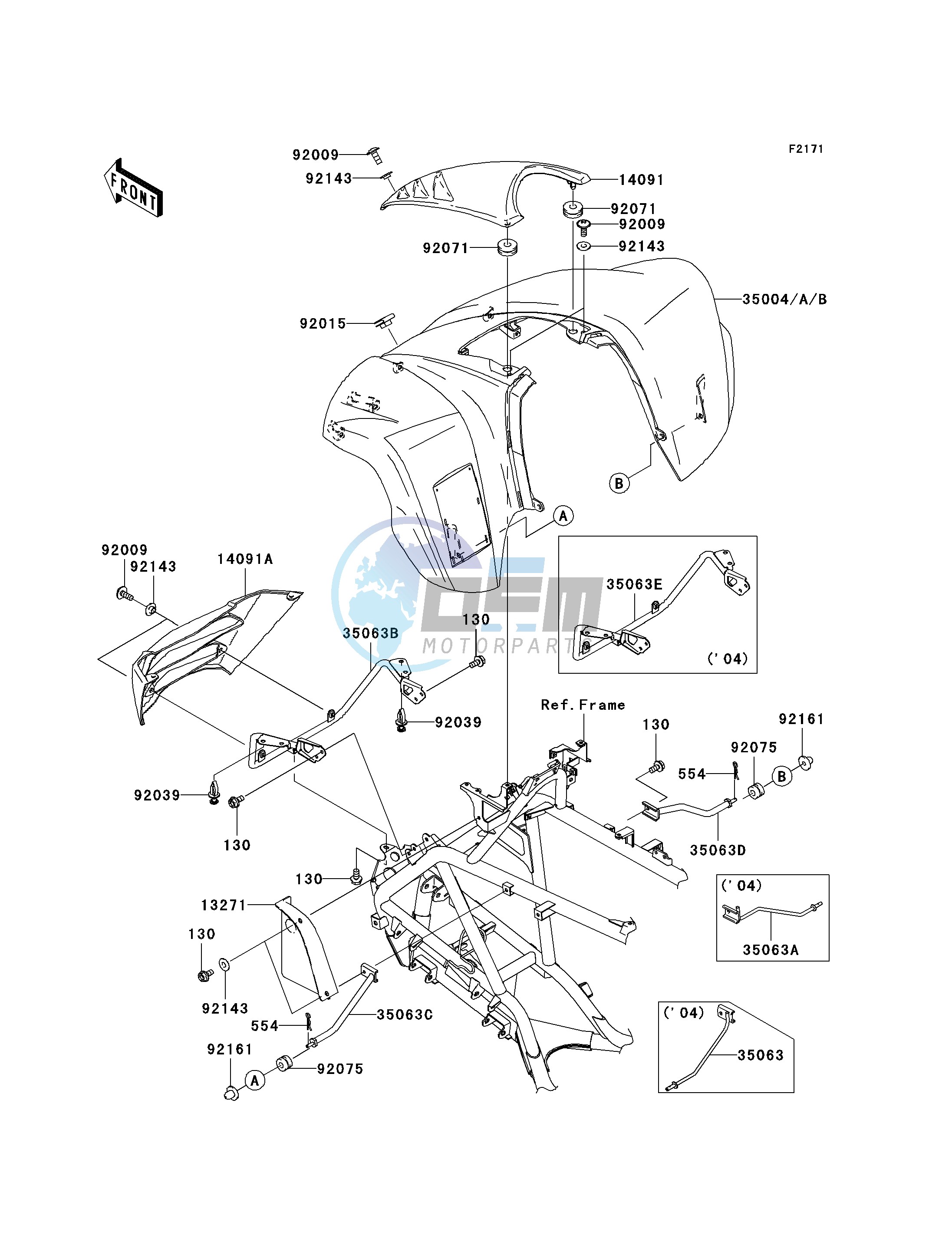 FRONT FENDER-- S- -