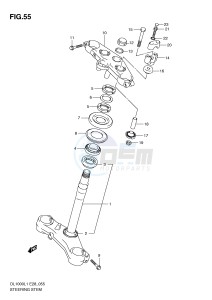 DL1000 (E28) V-Strom drawing STEERING STEM