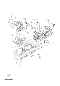 YN50 NEO'S (2APD 2APD 2APD) drawing CRANKCASE