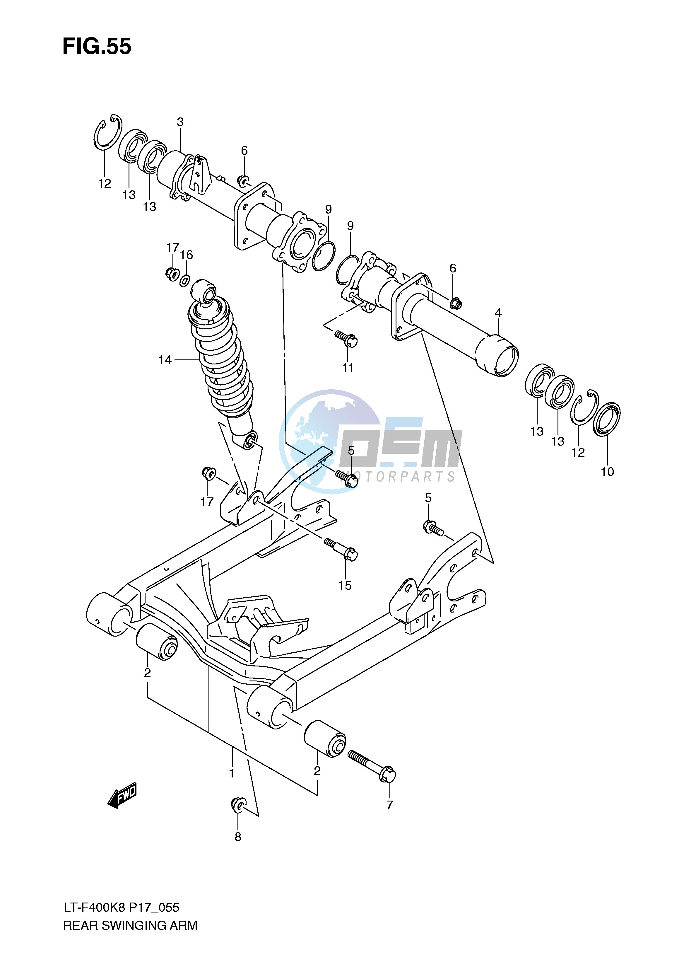 REAR SWINGINGARM