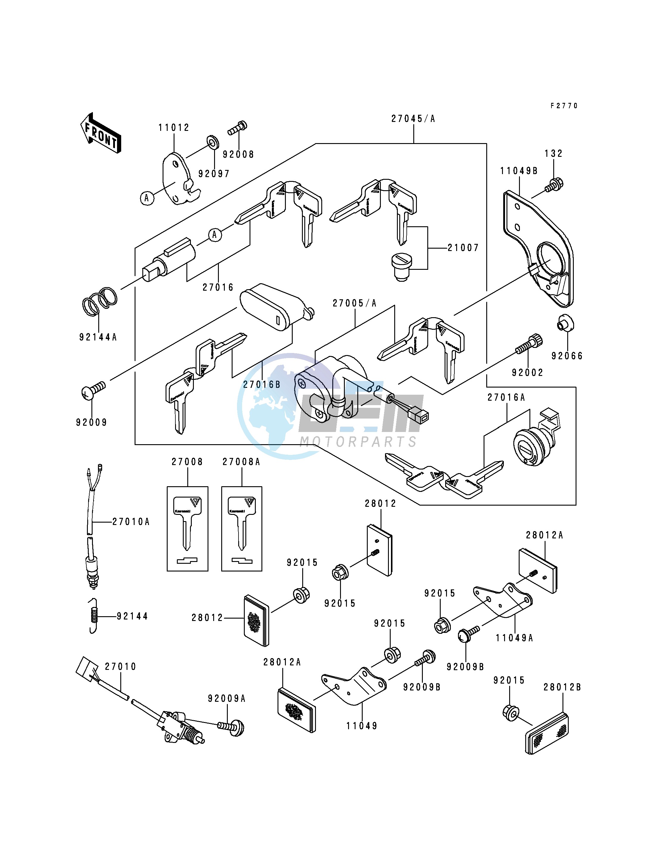 IGNITION SWITCH_LOCKS_REFLECTORS