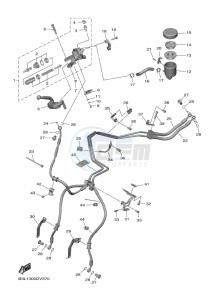 YZF1000W-B YZF-R1 (B3L9) drawing FRONT MASTER CYLINDER