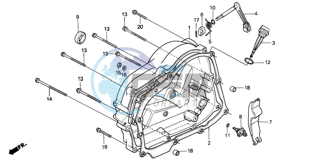 RIGHT CRANKCASE COVER