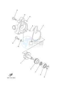 YFZ450R YFZ45YSXG (1TDN) drawing WATER PUMP