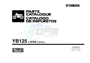 YB125 (2CSB) drawing Infopage-1