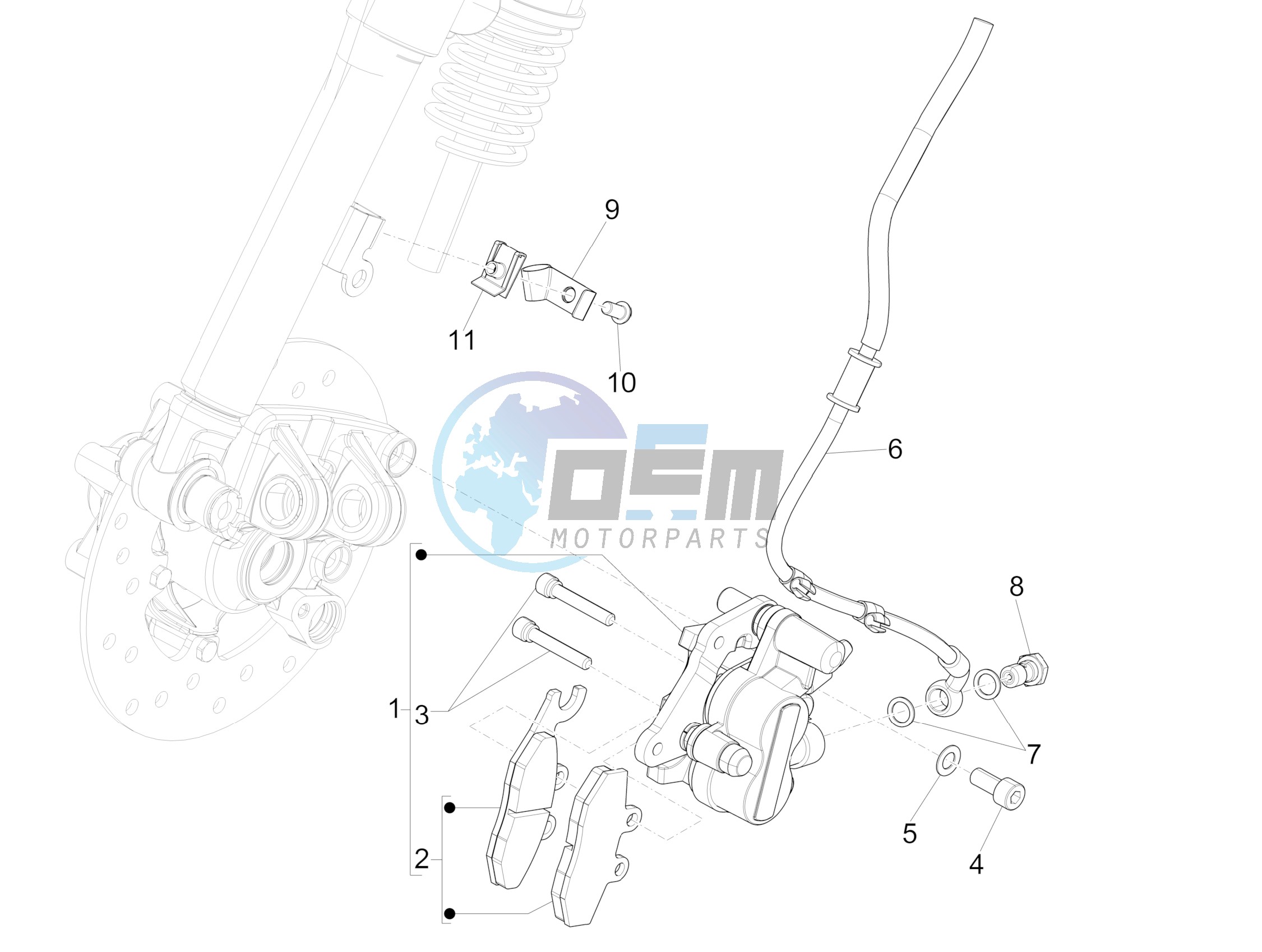 Brakes pipes - Calipers