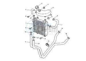 YQ AEROX 50 drawing RADIATOR-HOSE