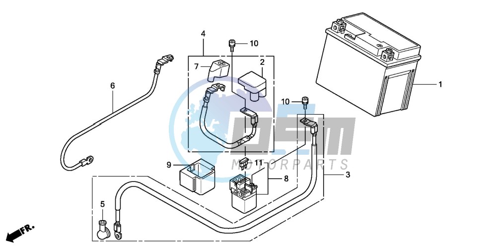 BATTERY (CBR125RW7)