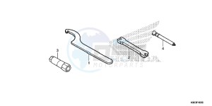 CRF250R Europe Direct - (ED) drawing TOOLS