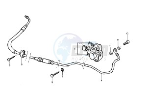 Runner VX-VXR 125-180 125 drawing Rear brake caliper