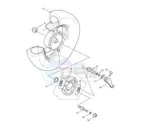 VITY 125 drawing REAR WHEEL