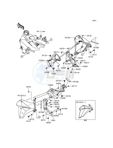 Z800 ABS ZR800DDS UF (UK FA) XX (EU ME A(FRICA) drawing Cowling Lowers