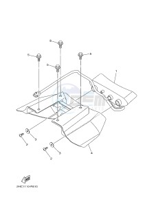 YXZ1000ES YXZ10YPSG YXZ1000R EPS SPECIAL EDITION (2HC8) drawing TAILLIGHT