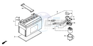 CH125 drawing BATTERY