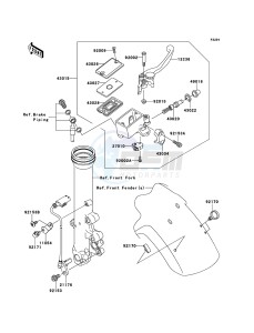 ER-6n ABS ER650B6F GB XX (EU ME A(FRICA) drawing Front Master Cylinder