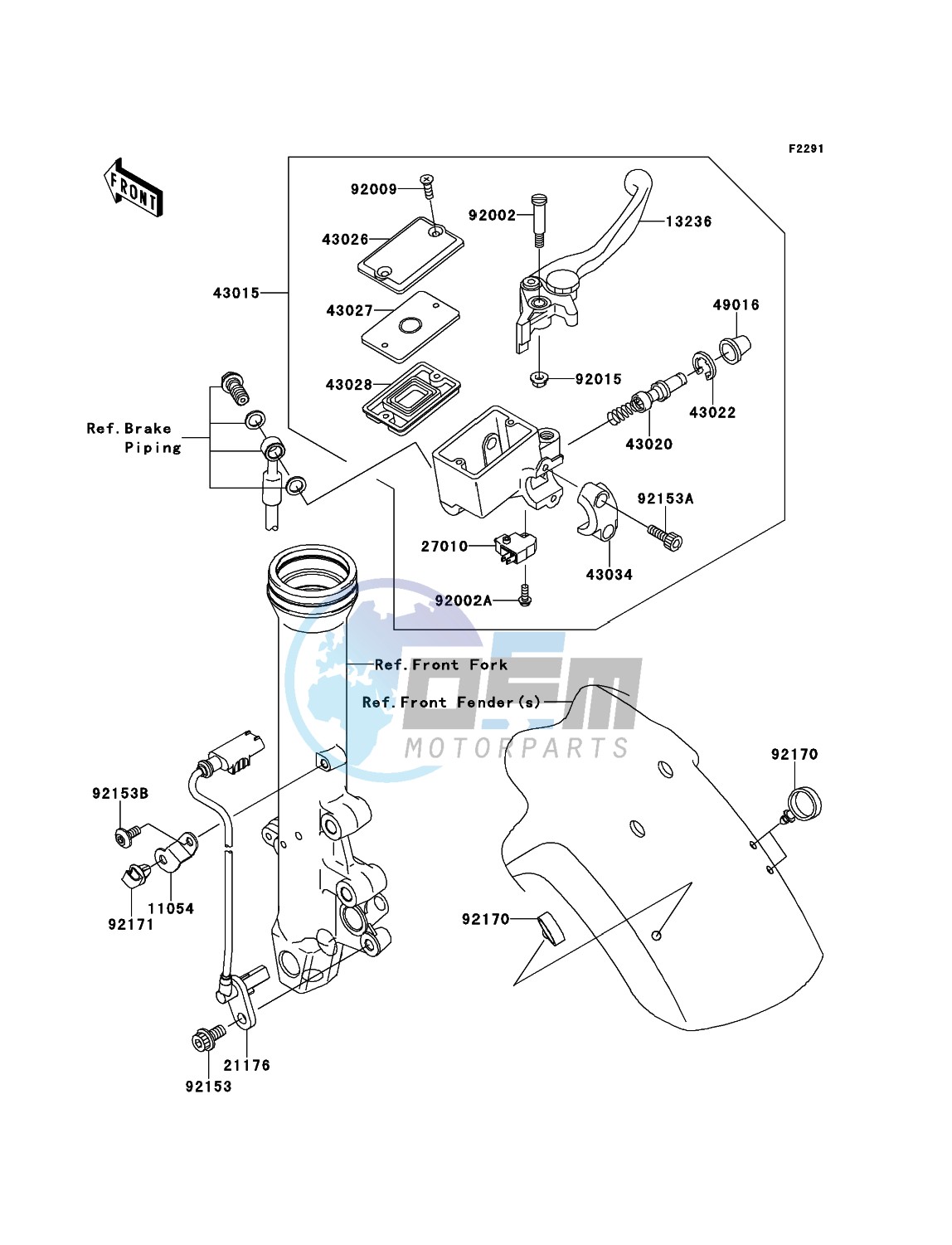 Front Master Cylinder