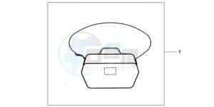 CBF1000A Europe Direct - (ED) drawing INNERBAG TOPBOX