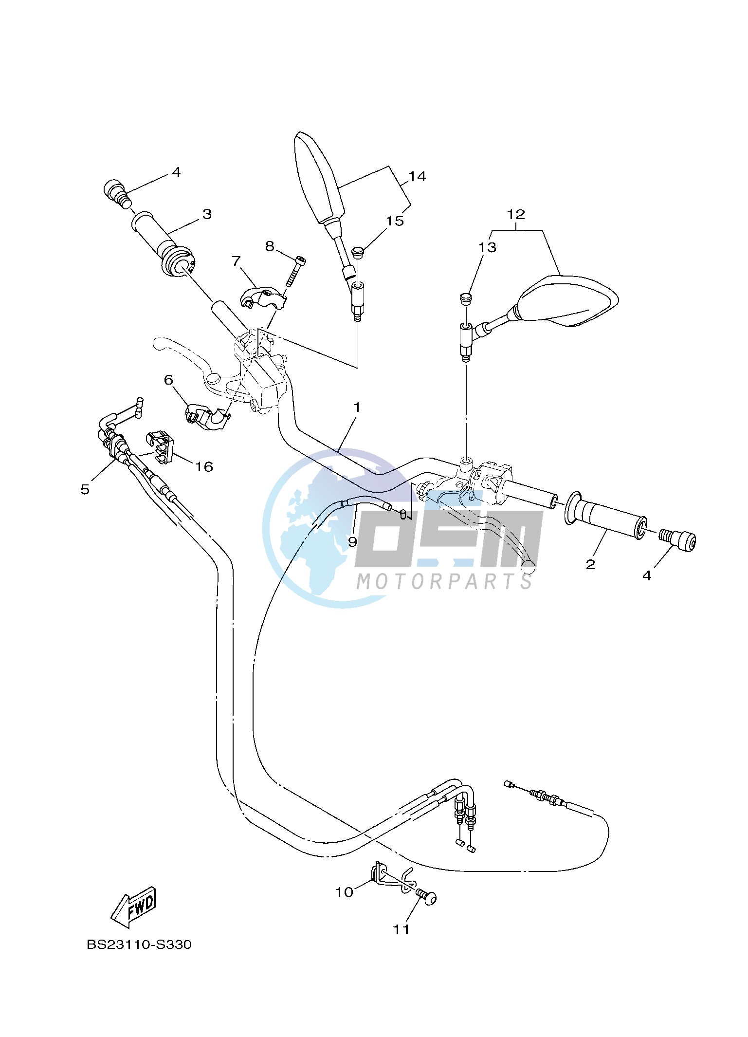 STEERING HANDLE & CABLE