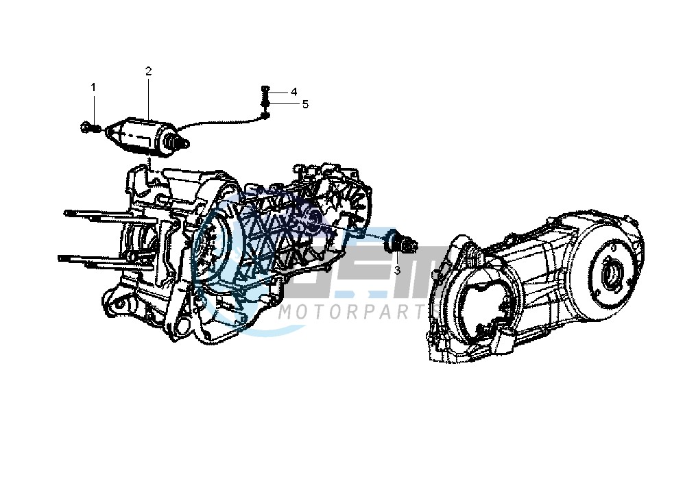 Starting motor