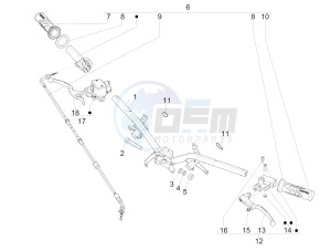 Liberty 50 4T MOC drawing Handlebars - Master cil.