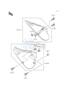 KX 80 R T [KX80] (R4-T4 BIG WHEEL R5) [KX 80 BIG WHEEL] drawing SIDE COVERS