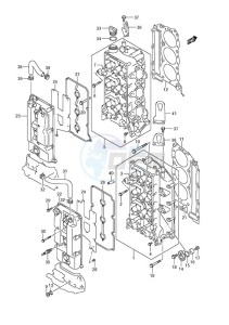 DF 250 drawing Cylinder Head