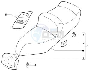 X8 125 PM36200-PM36300 drawing Saddle - Tools Kit