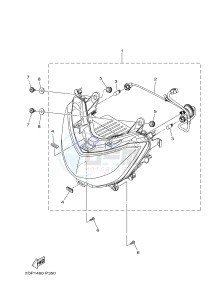 GPD150A GPD150-A NMAX 150 (BV41) drawing HEADLIGHT