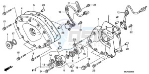 GL18009 Korea - (KO / AB) drawing FRONT COVER/TRANSMISSION COVER