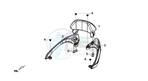 GTS 125I ABS drawing GRIP BAR  L / R