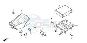 CG125 drawing SEAT (2)