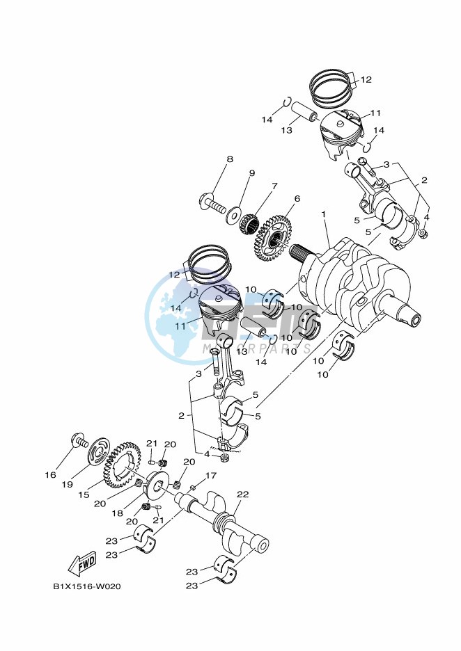 CRANKSHAFT & PISTON