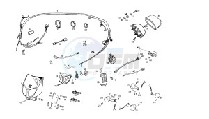 SENDA SM X TREM - 50 CC X TREM EU2 drawing WIRING HARNESS