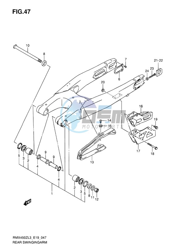 REAR SWINGINGARM