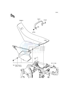 KLX250 KLX250SGF XX (EU ME A(FRICA) drawing Seat