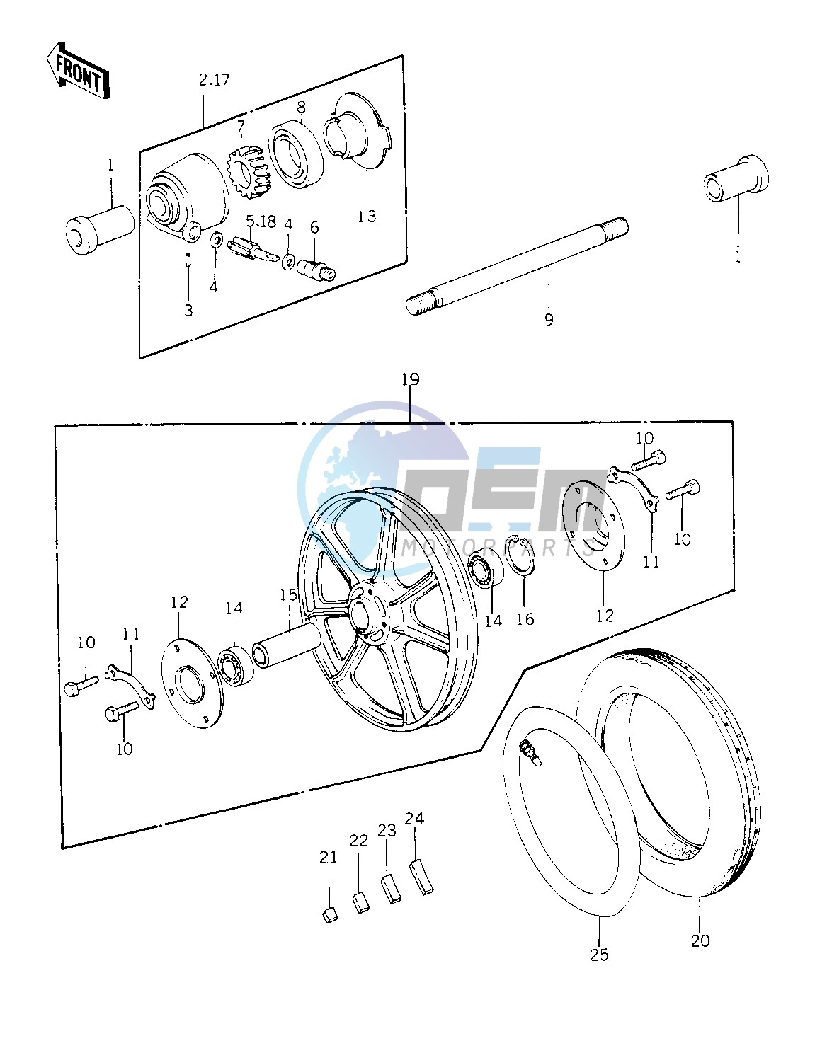 FRONT WHEEL_TIRE_HUB -- 78 C1_C1A- -