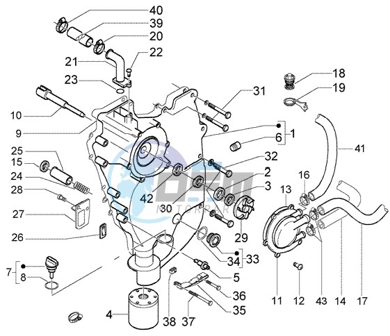 Flywheel Cover-Oil Filter