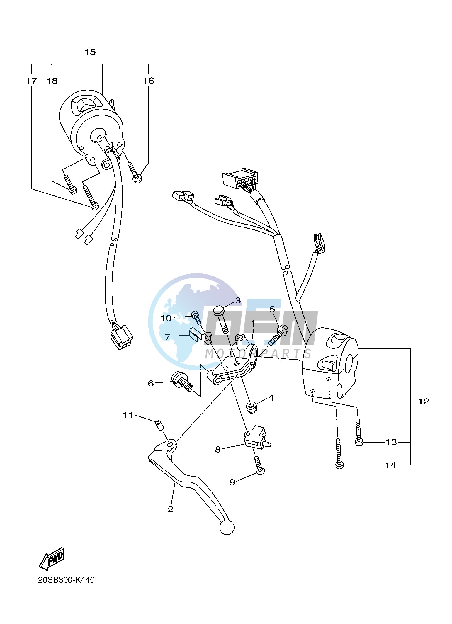 HANDLE SWITCH & LEVER