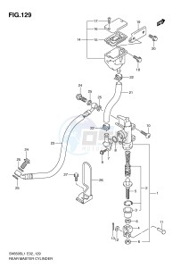 SV650S (E2) drawing REAR MASTER CYLINDER (SV650SUL1 E24)