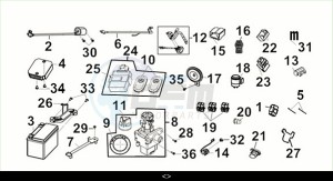 CRUISYM a 300 (LV30W3-EU) (M3) drawing ELECTRIC PARTS