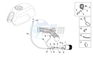 V7 Racer 750 USA-CND drawing Fuel vapour recover system