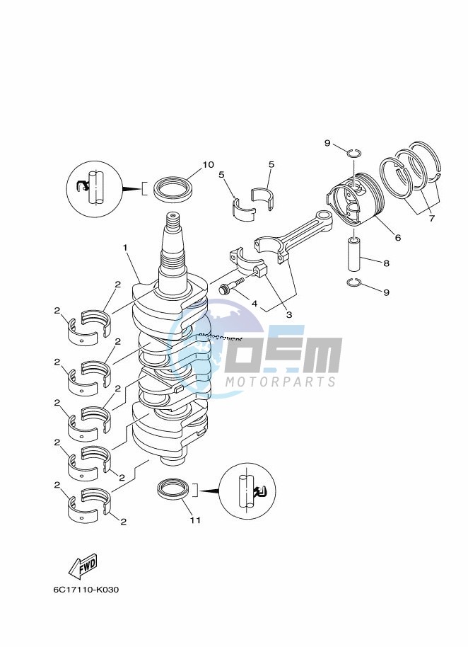 CRANKSHAFT--PISTON