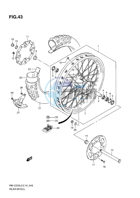 REAR WHEEL (L0-L1)