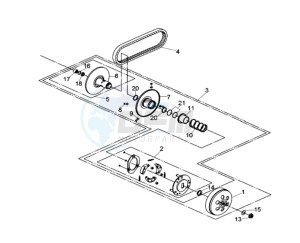 QUAD LANDER 300S drawing CLUTCH