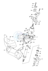 LT-A500XP Z drawing STEERING SHAFT