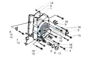 X9 250 drawing Oil pan